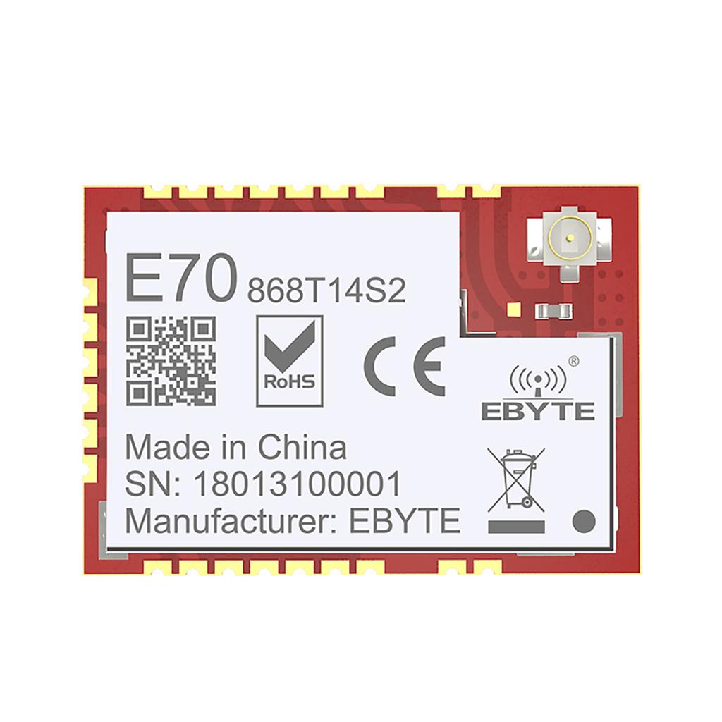 CC1310 868 MHz Wireless RF Module E70 868T14S2 iot 25mW Transceiver SMD UART
