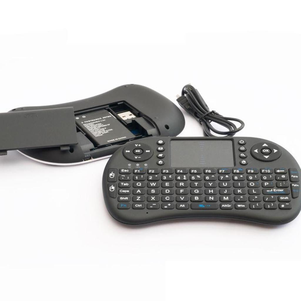2.4G Mini Wireless Keyboard Remote Controls Touchpad for Smart TV PC HTPC