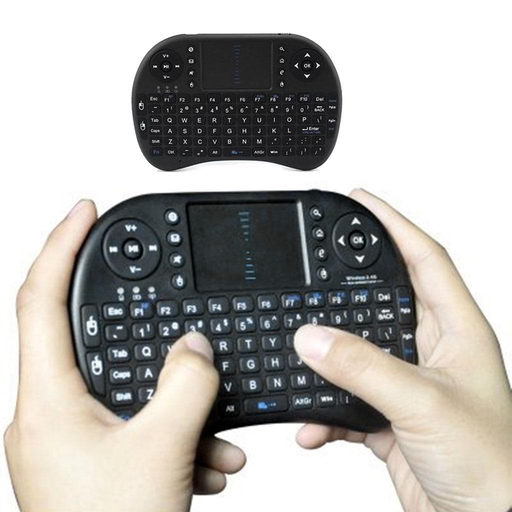 2.4G Mini Wireless Keyboard Remote Controls Touchpad for Smart TV PC HTPC