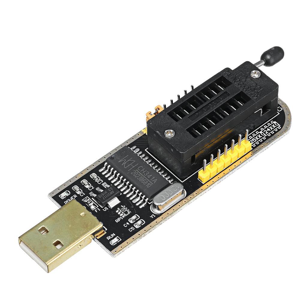 For EEPROM BIOS Programmer CH341A + SOIC8 Clip + 1.8V Adapter+SOIC8 Adapter