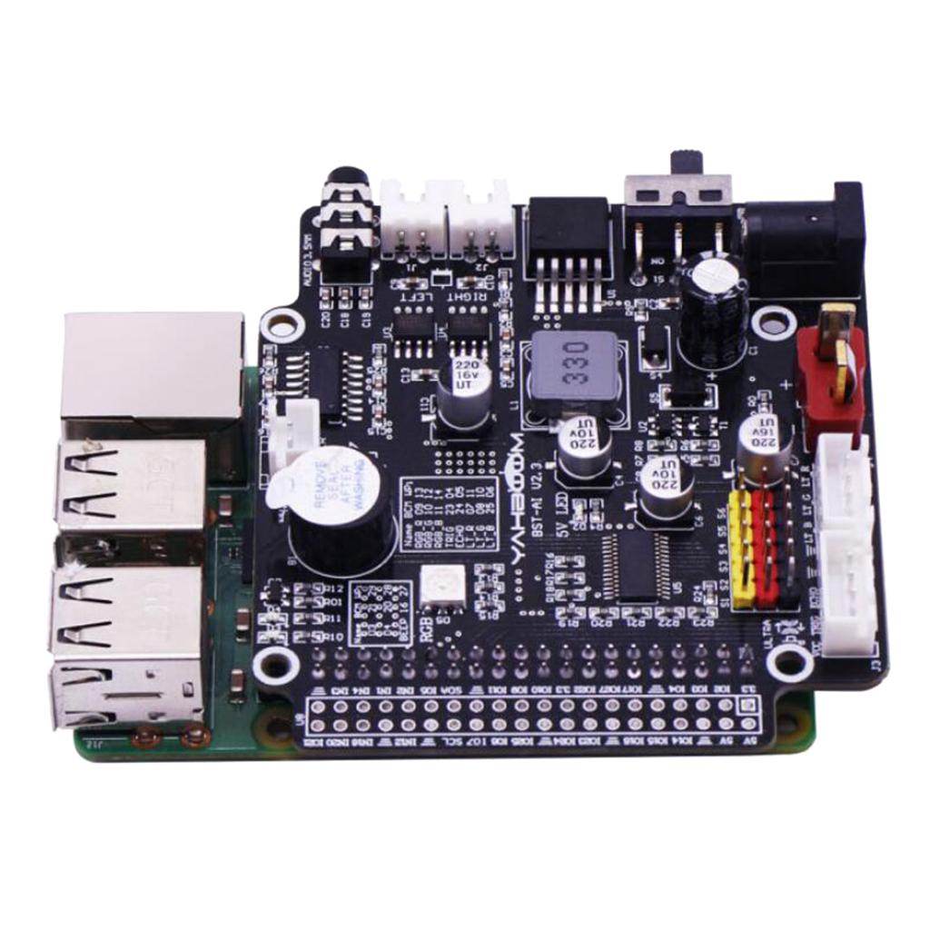 For Raspberry Pi 4B 3B/3B+ AI Module CPIO Extension Board Multifunction