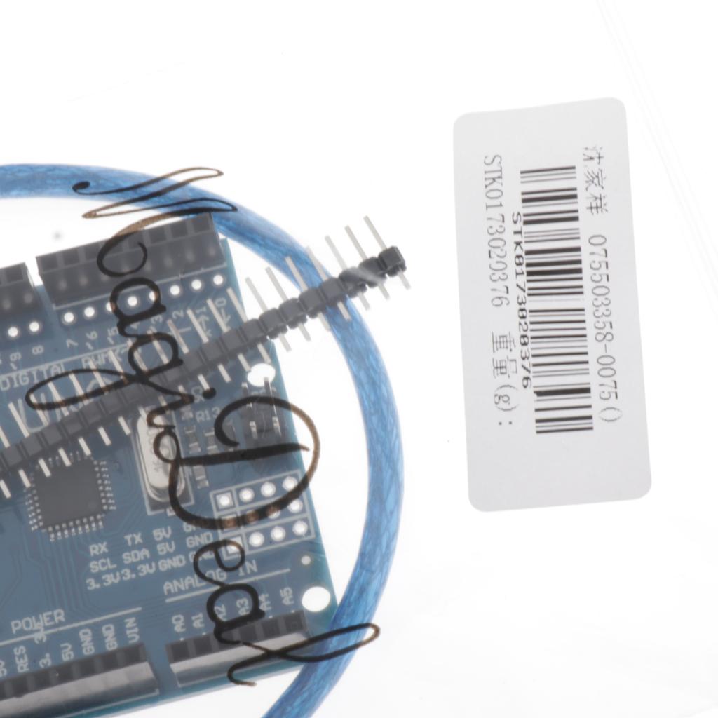 UNO R3 Development Board ATmega328P CH340 With Straight Pin Header W/Cable