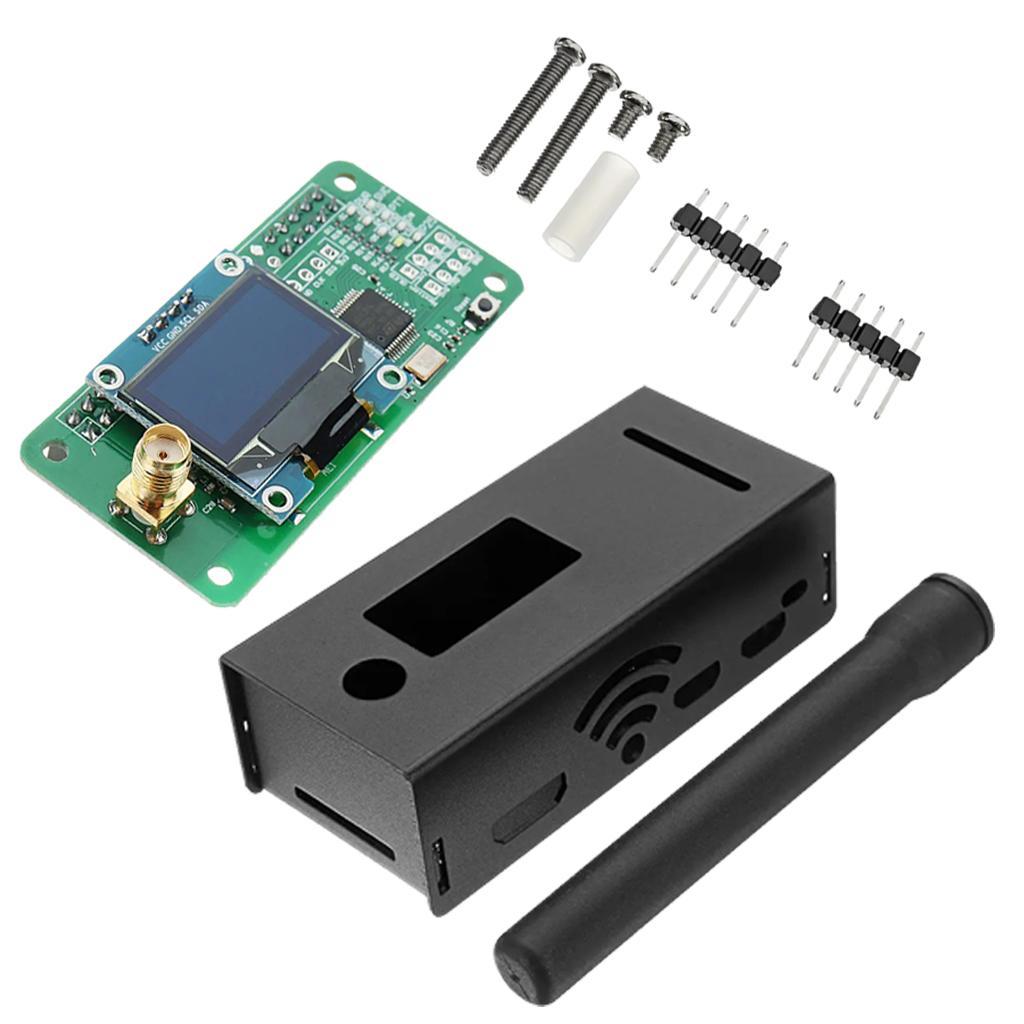 DIY Set Parts OLED & Shell & Antenna Black fits Raspberry Pi XR103 Support