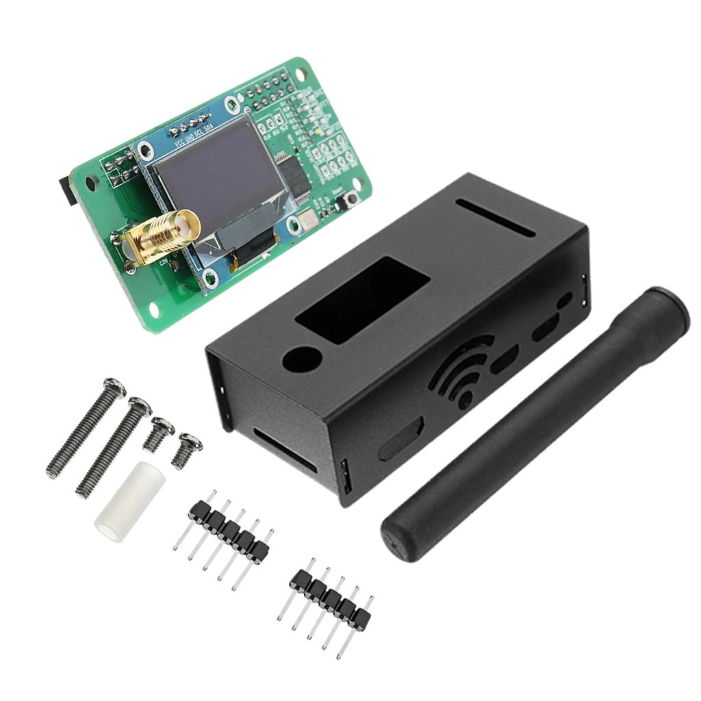 DIY Set Parts OLED & Shell & Antenna Black fits Raspberry Pi XR103 Support