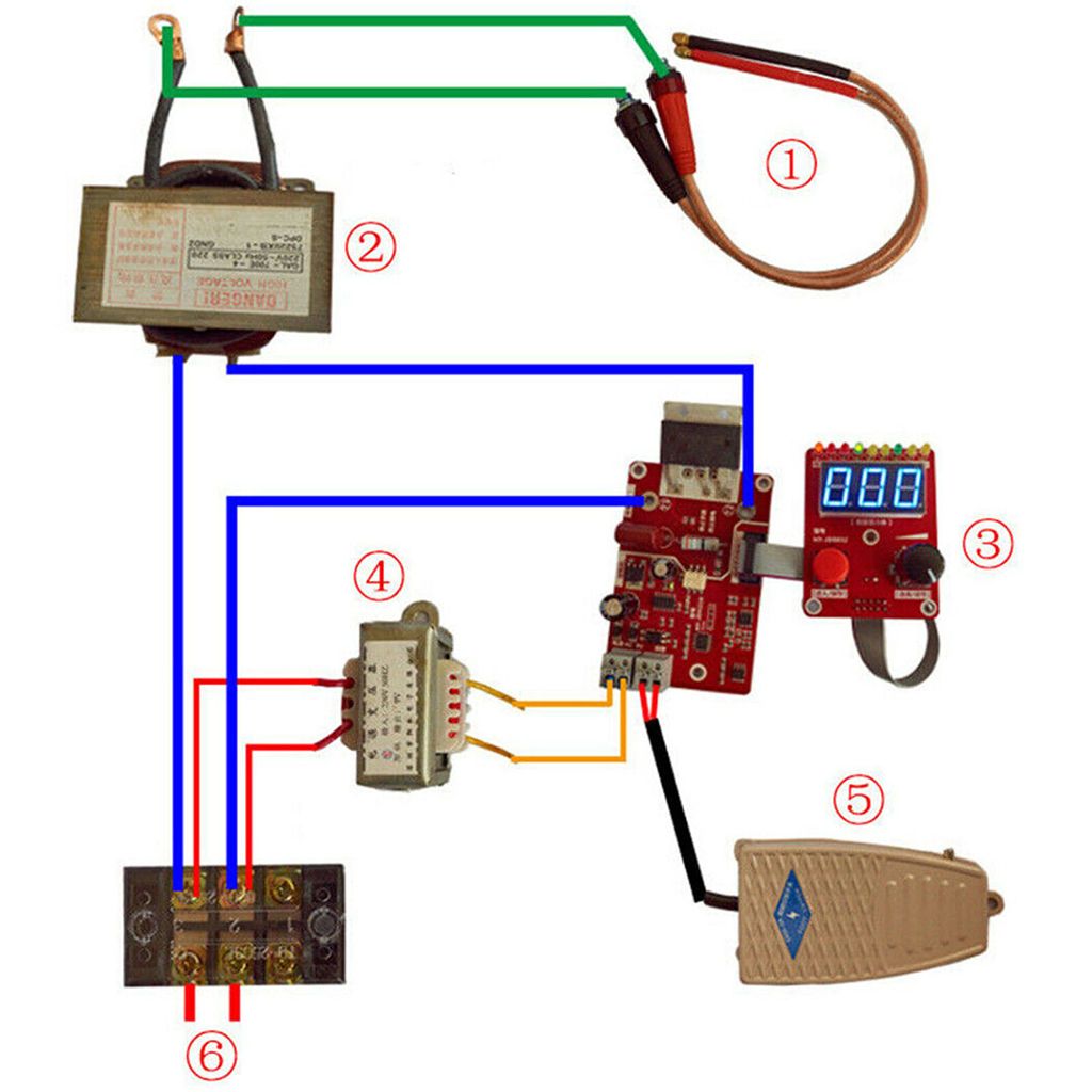 40/100A Spot Welding Time Current Controller Board 100A