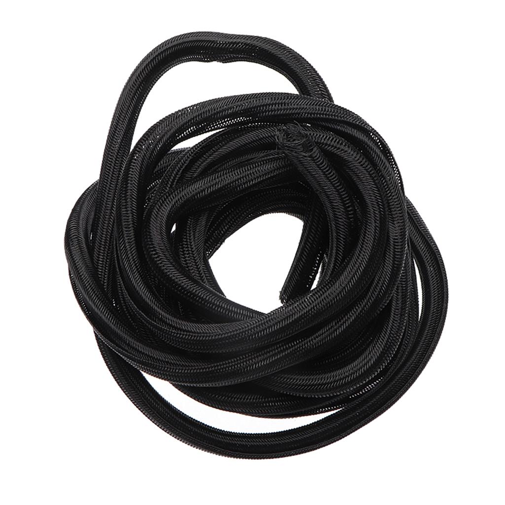 3M Braided Sleeving PET Braid Cable Wiring Harness Loom Protection Black 6mm