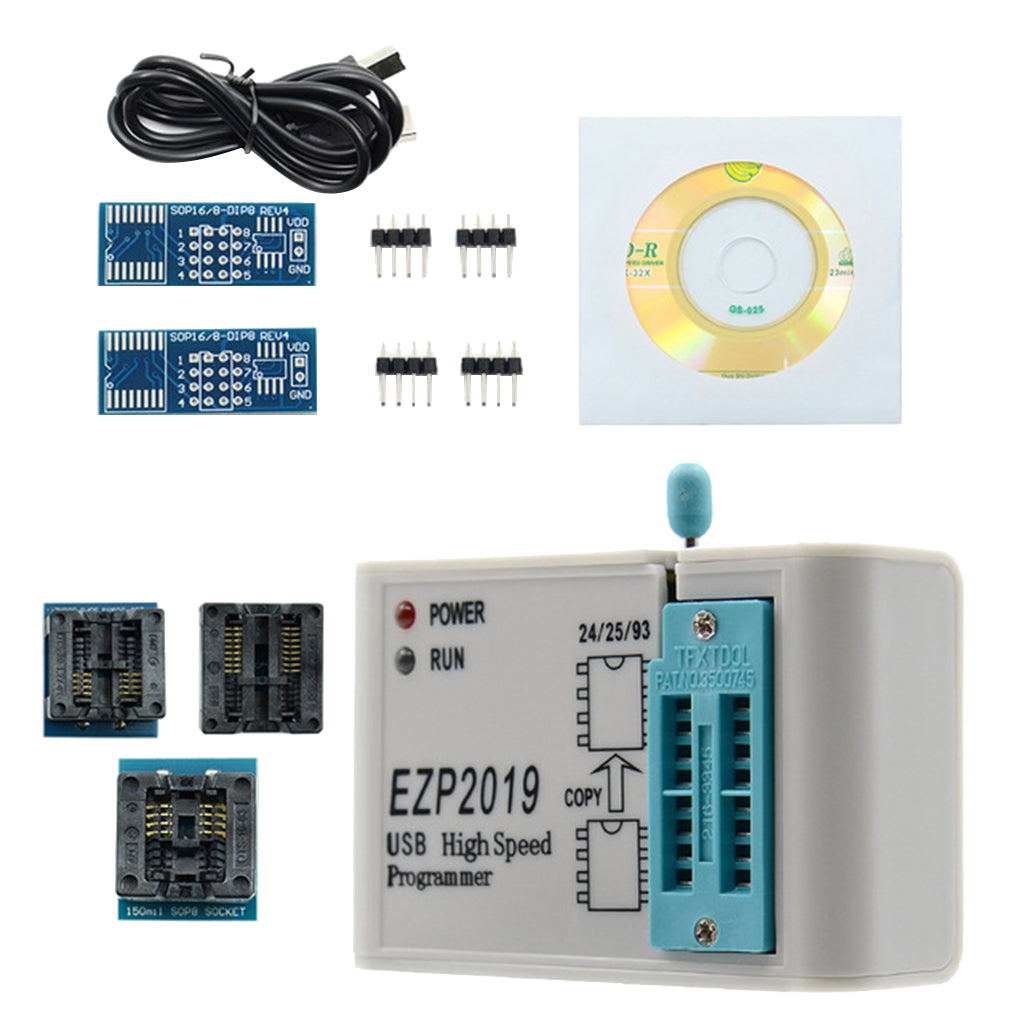 EZP2019 High Speed USB SPI Programmer Socket Support 24 25 93 EEPROM Flash