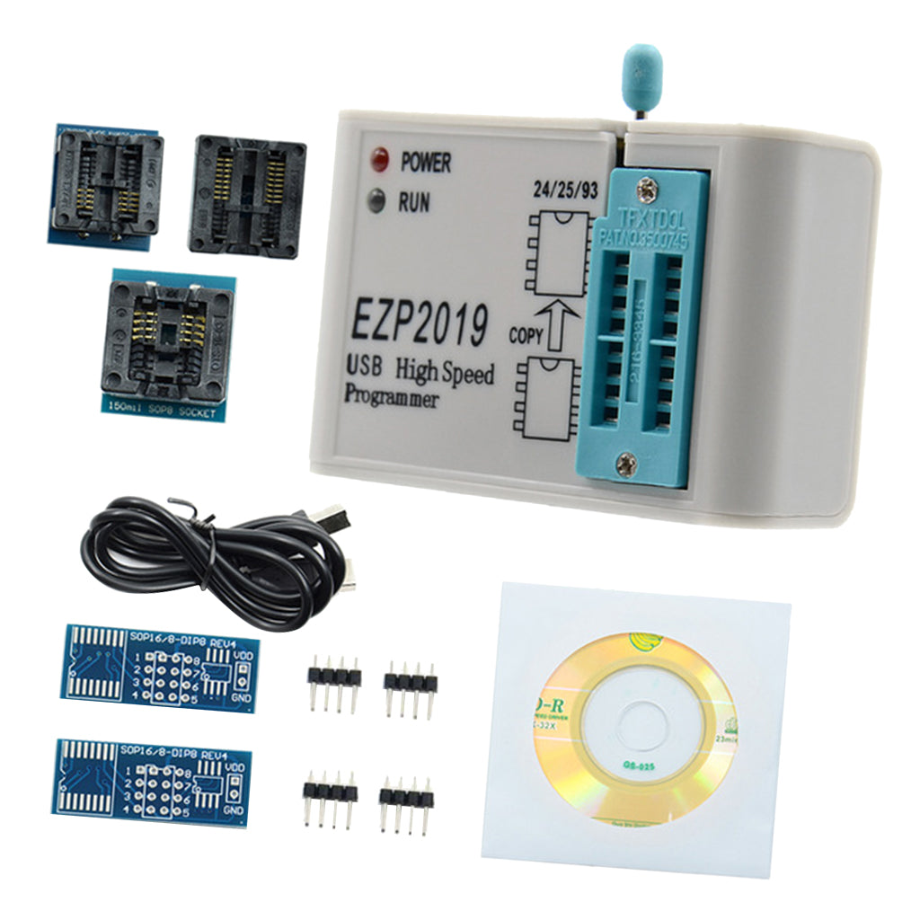 EZP2019 High Speed USB SPI Programmer Socket Support 24 25 93 EEPROM Flash
