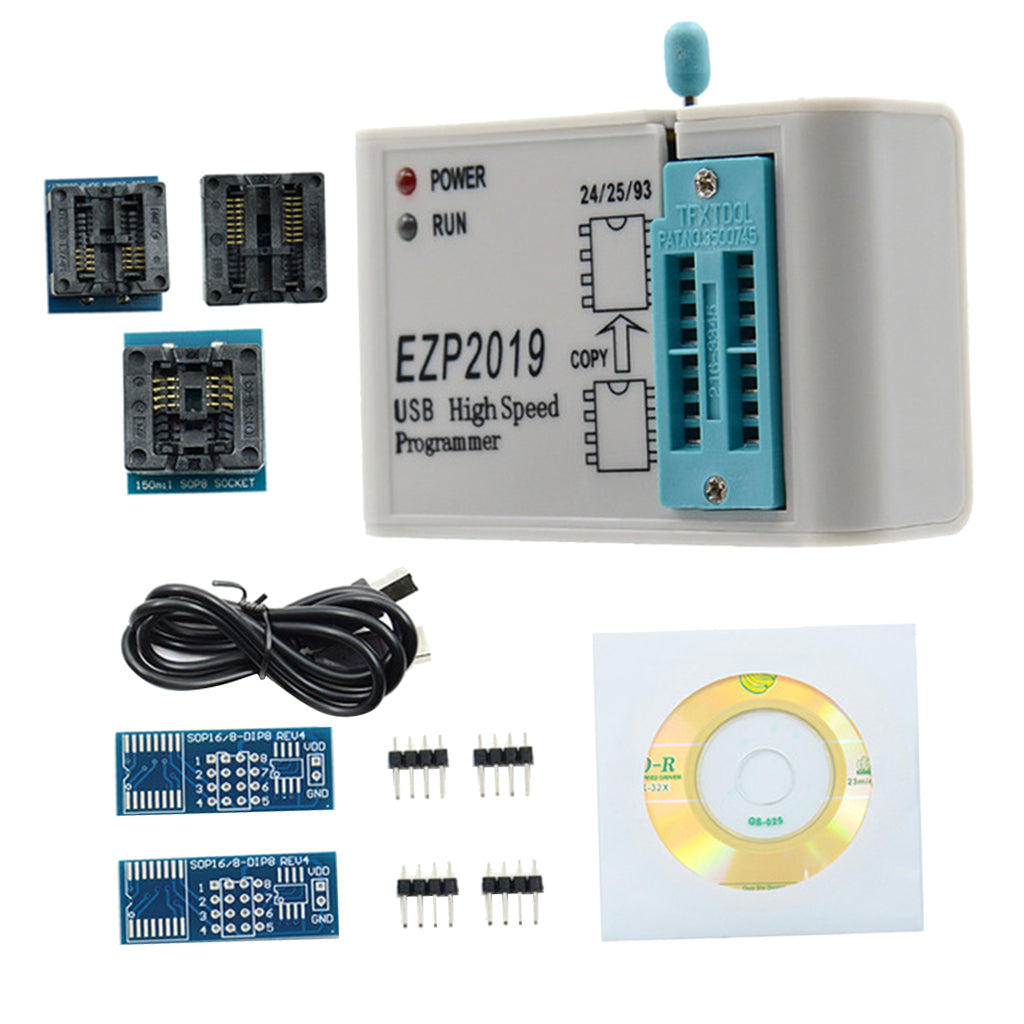 EZP2019 High Speed USB SPI Programmer Socket Support 24 25 93 EEPROM Flash