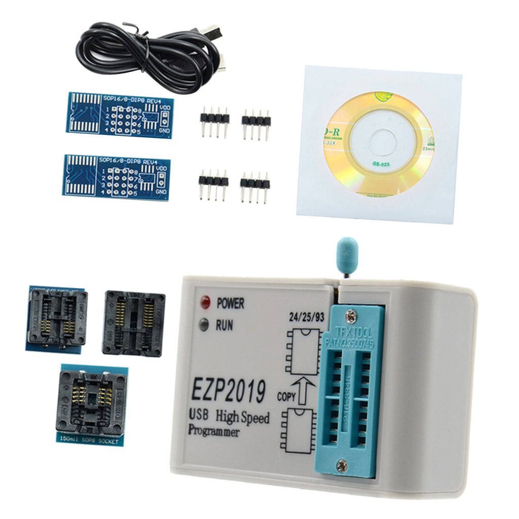 EZP2019 High Speed USB SPI Programmer Socket Support 24 25 93 EEPROM Flash
