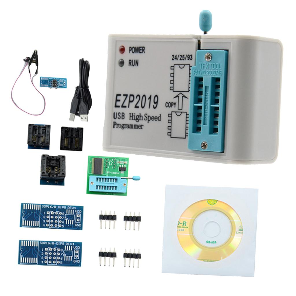 EZP2019 High Speed USB SPI Programmer Support 24 25 26 93 EEPROM Flash Bios