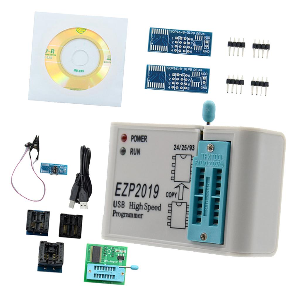 EZP2019 High Speed USB SPI Programmer Support 24 25 26 93 EEPROM Flash Bios