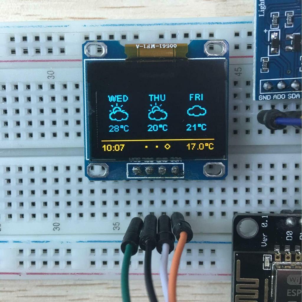 Humidity and Ambient Pressure Sensors ESP8266 Weather Station Kit