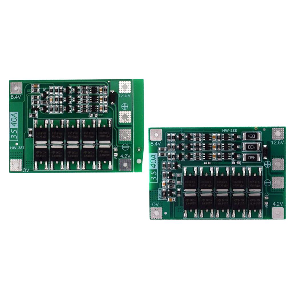 3S Cell PCB BMS 18650 Protection Board for Lithium Battery enhanced edition
