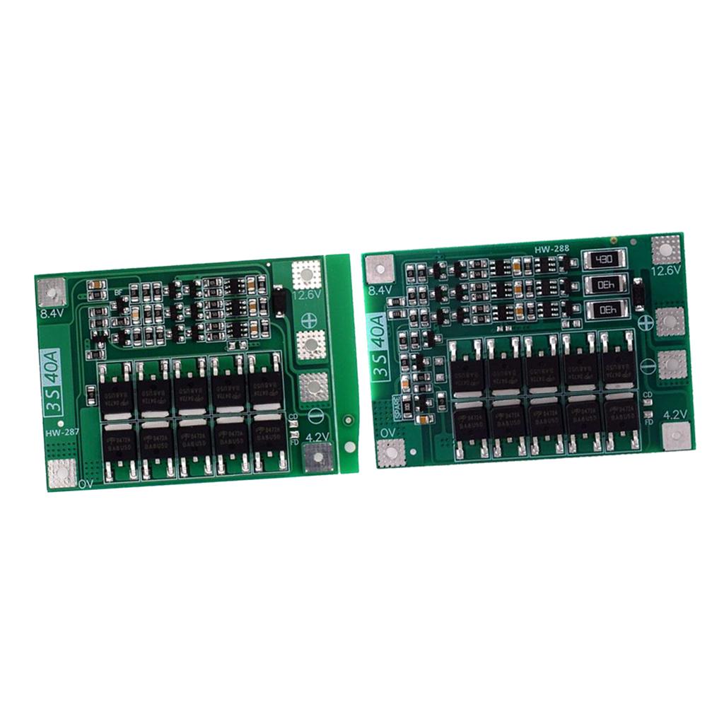 3S Cell PCB BMS 18650 Protection Board for Lithium Battery enhanced edition