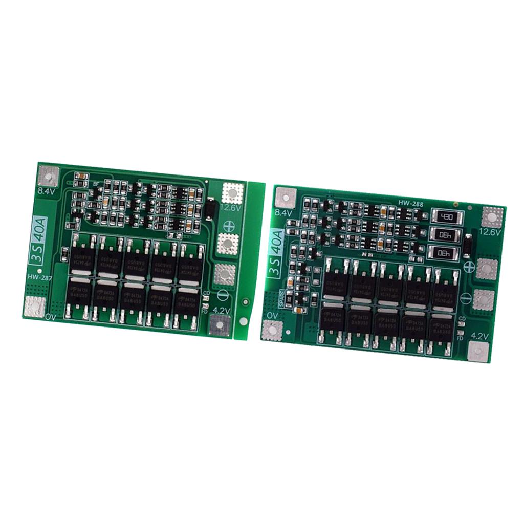 3S Cell PCB BMS 18650 Protection Board for Lithium Battery enhanced edition