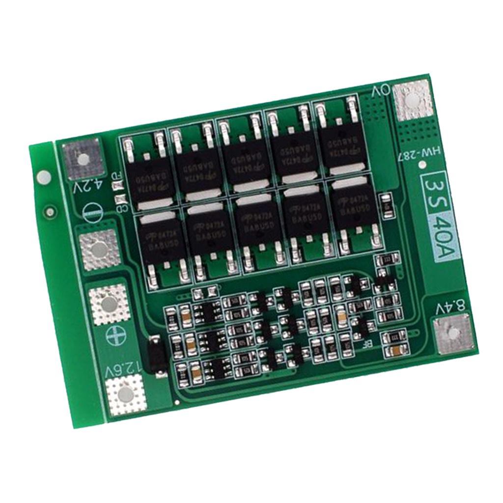 3S Cell PCB BMS 18650 Protection Board for Lithium Battery enhanced edition