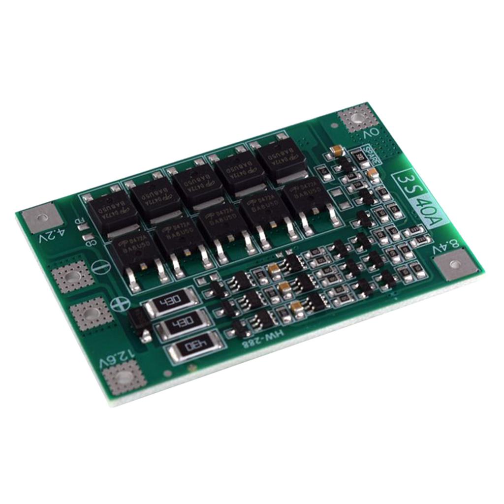3S Cell PCB BMS 18650 Protection Board for Lithium Battery balancing edition