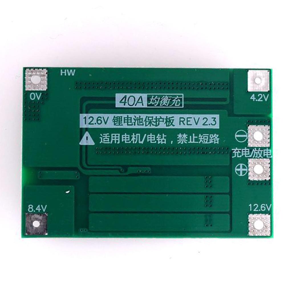 3S Cell PCB BMS 18650 Protection Board for Lithium Battery balancing edition