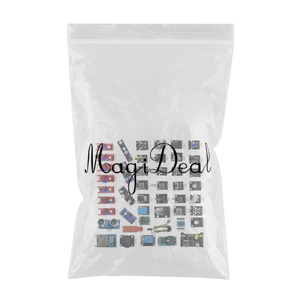 NEW Upgraded Version 45pcs Sensor Modules Starter Kit for Computer Accs Bagged