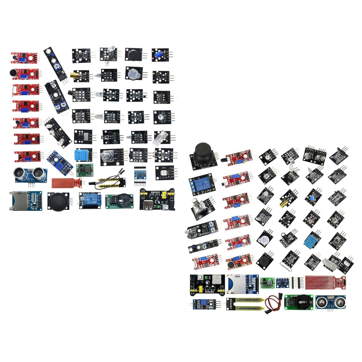 NEW Upgraded Version 45pcs Sensor Modules Starter Kit for Computer Accs Bagged