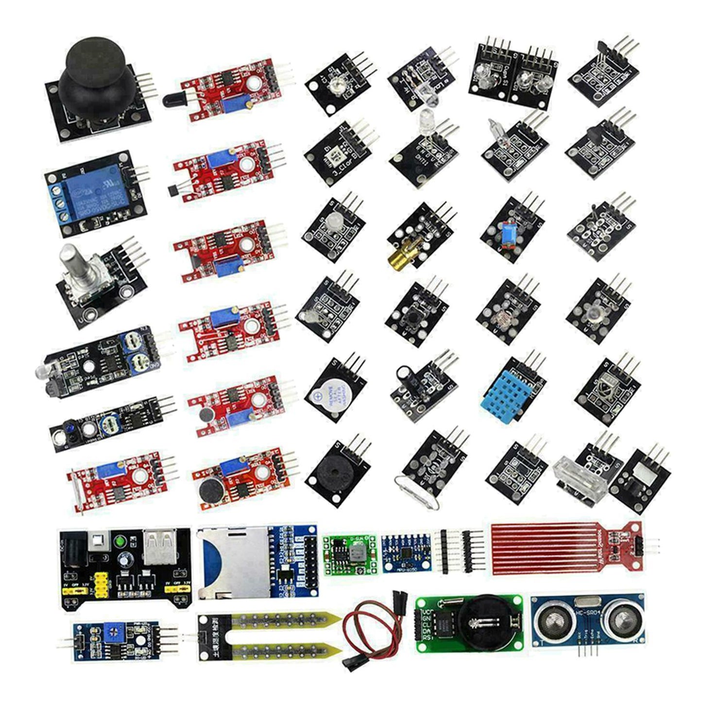 NEW Upgraded Version 45pcs Sensor Modules Starter Kit for Computer Accs Boxed
