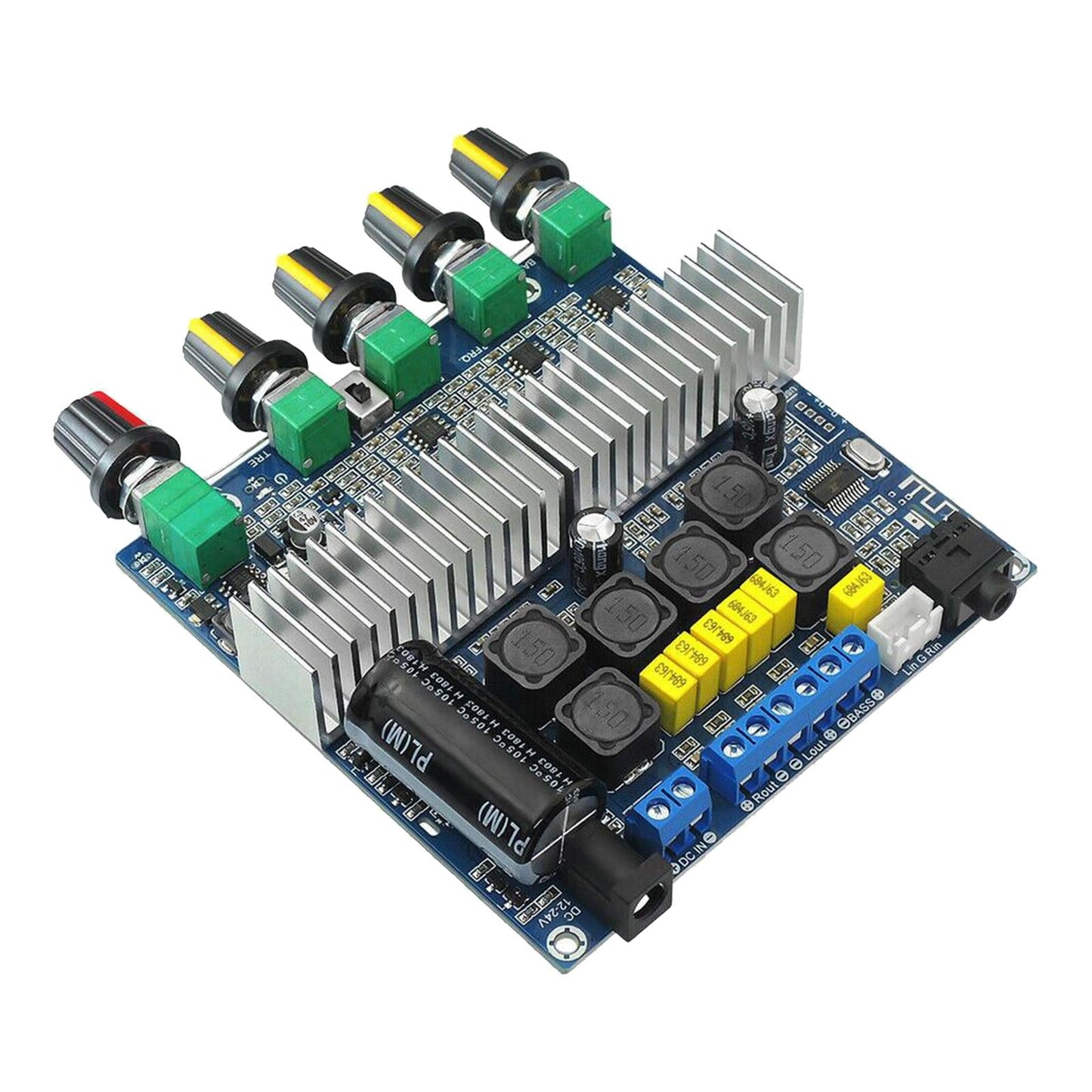 Bluetooth 5.0 TPA3116D2 Digital2.1 Audio Amplifier Board With Bluetooth