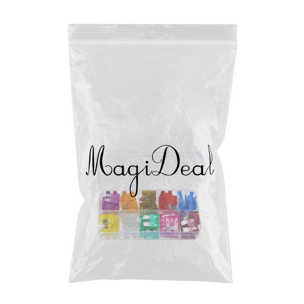 80pcs Standard Blade Fuse Assortment Auto Car Motorcycle FUSES Kit APM ATM