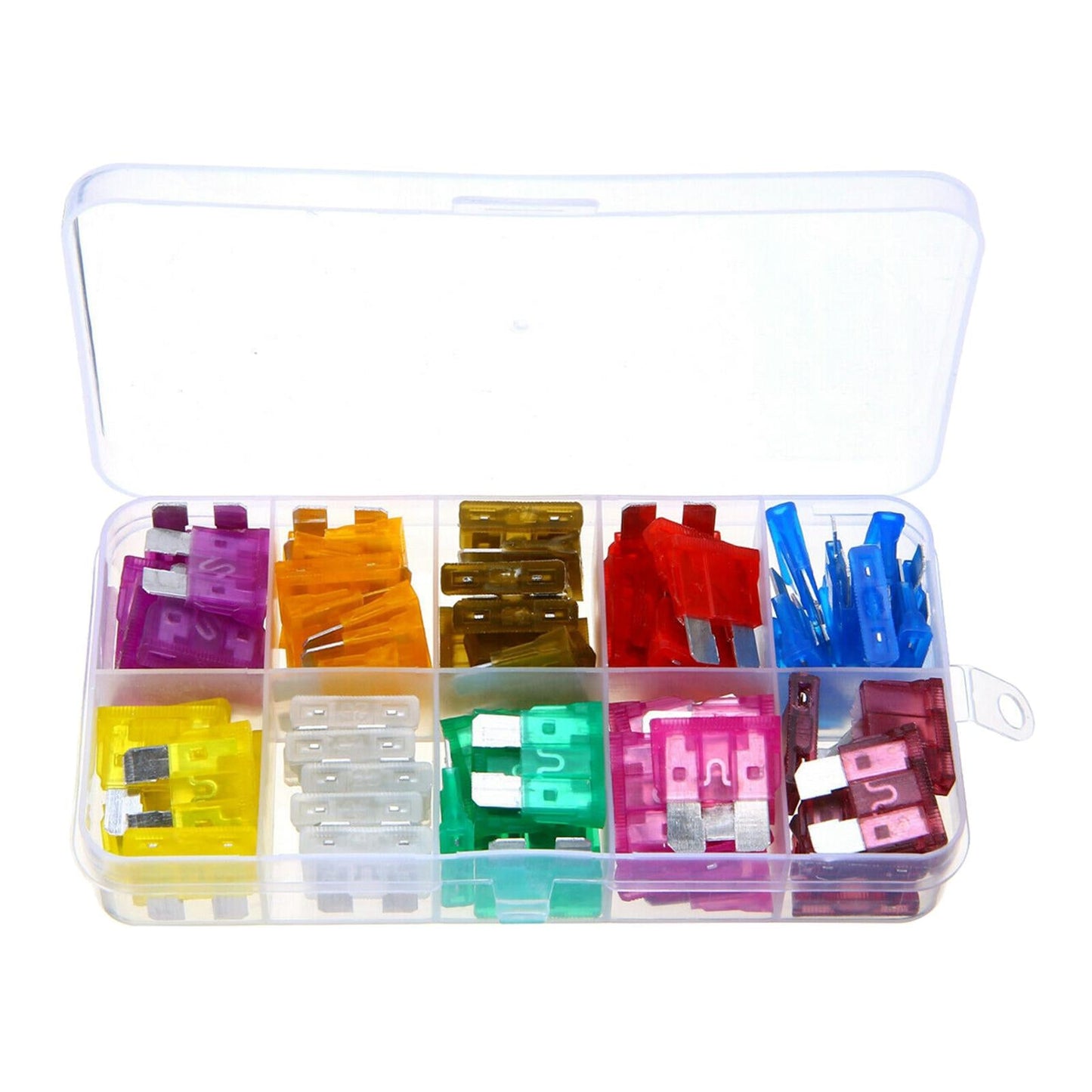 80pcs Standard Blade Fuse Assortment Auto Car Motorcycle FUSES Kit APM ATM