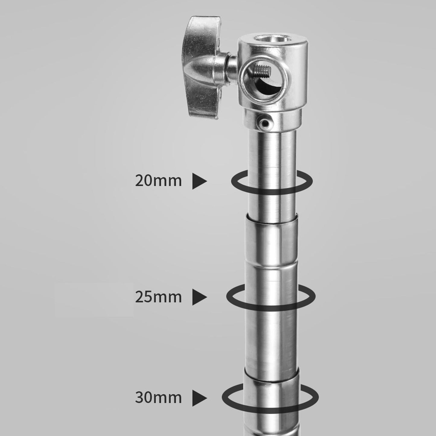 Portable Background Frame Telescopic Rod Adjustable for Photo Video Studio