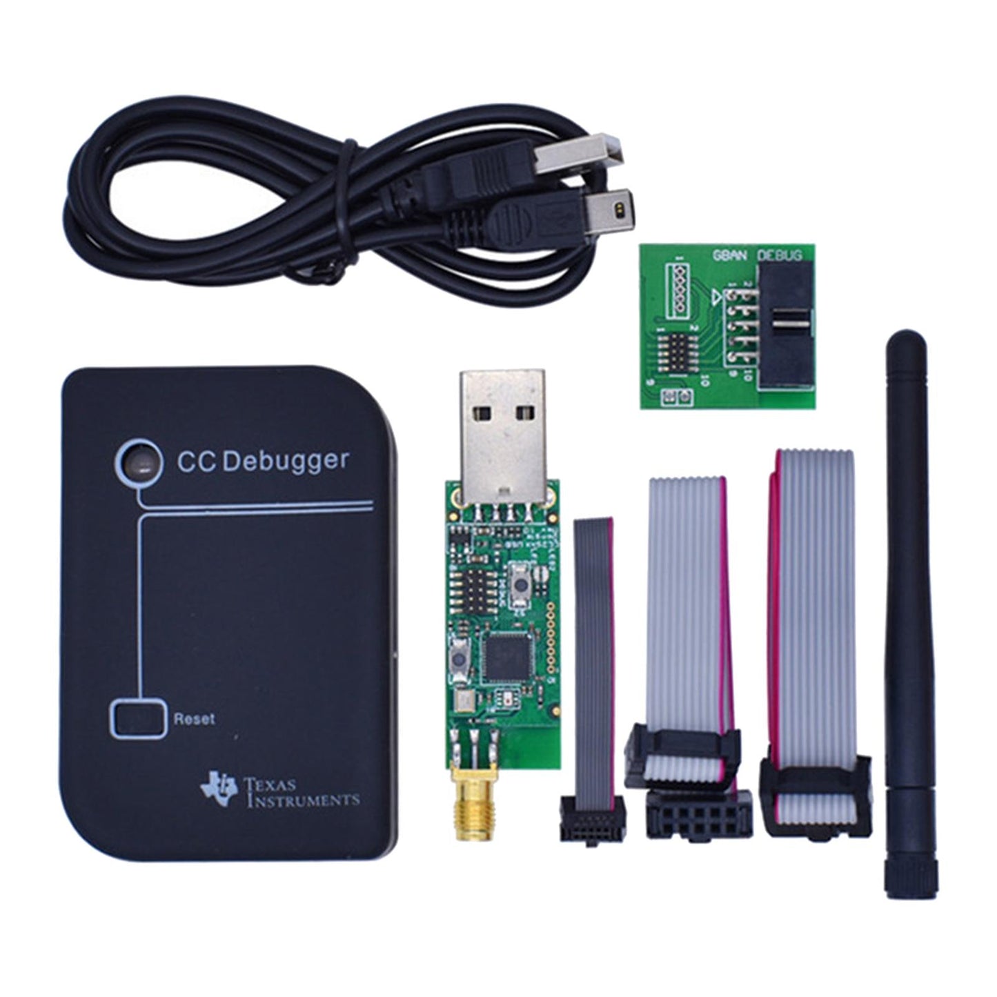 cc debugger Adapter Cable for cc2531 Simulation System for Packetsniffer CC2540