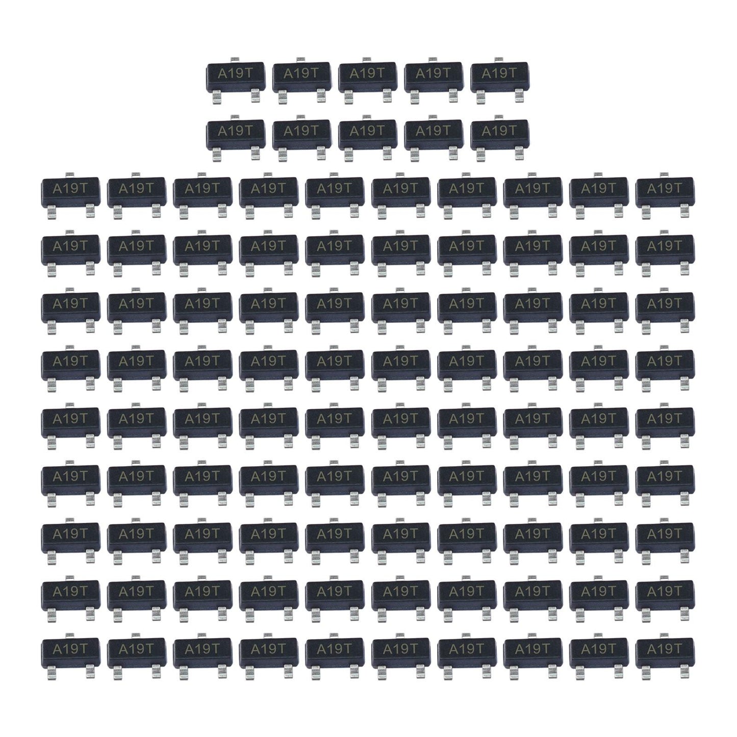 100 Pieces AO3401 Field Effect Transistor Good Current Low Power Dissipation