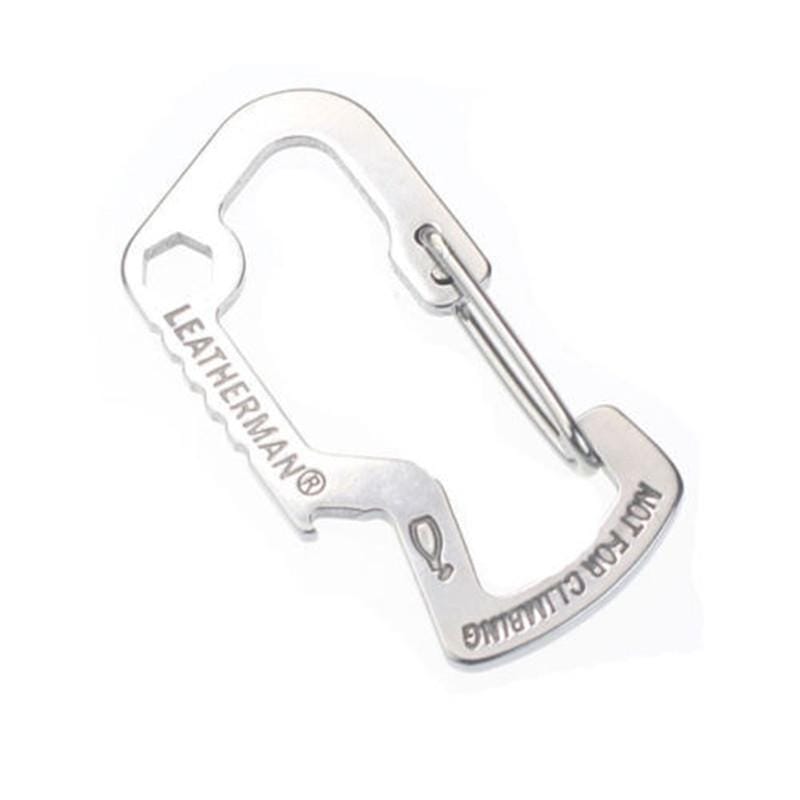 Survival Multi Tools Carabiner Key Chain Keyring Travel Bottle Opener