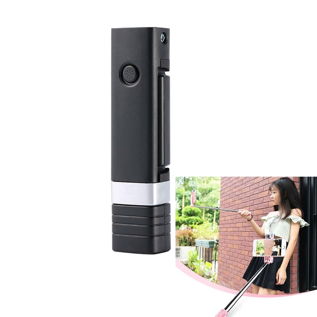 XiiZone XT-P01 Mini Bluetooth Wireless Pocket Selfie Stick for Smartphones (Black)