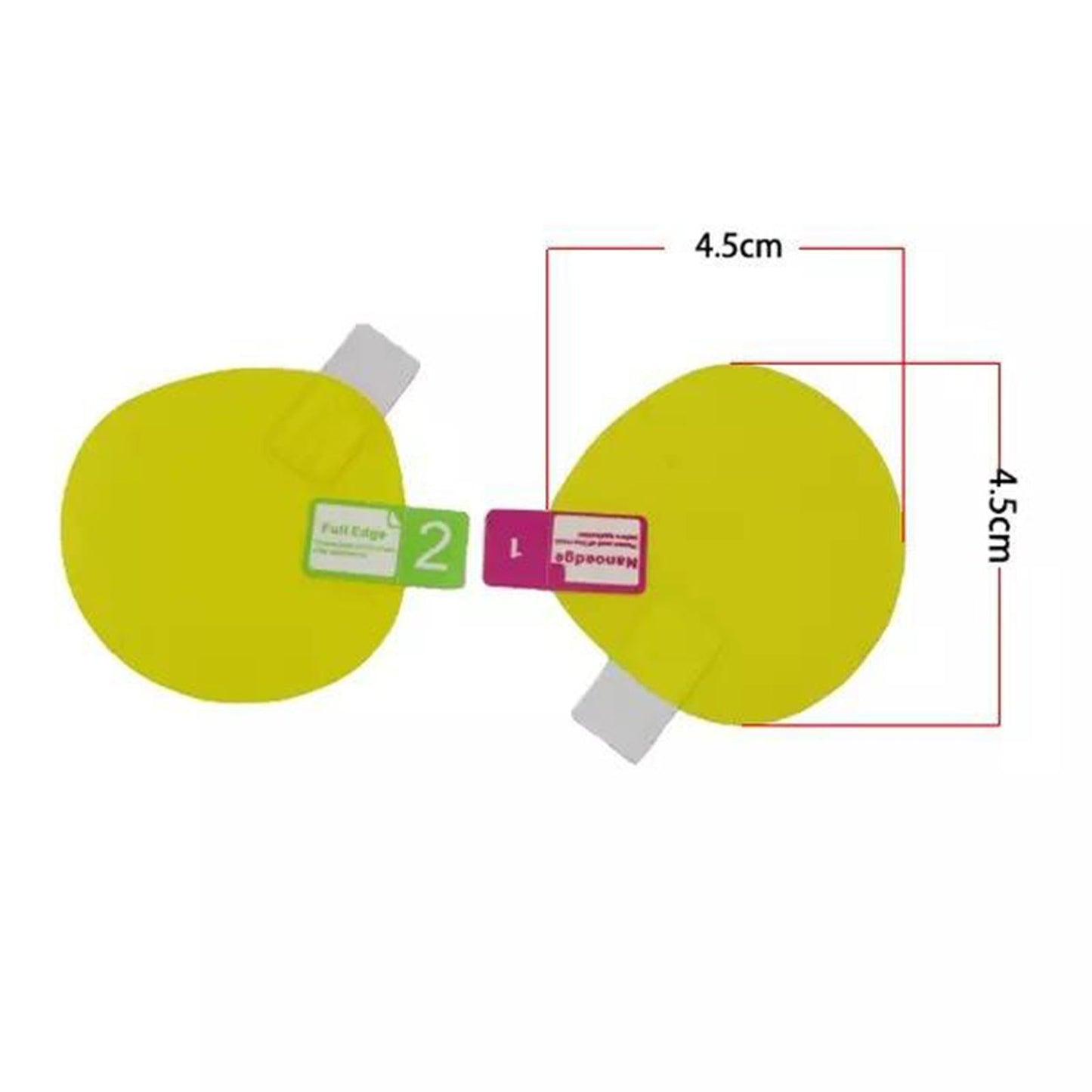 4PCS HD Clear Lens Film VR Screen Guard Guard Set for Quest 1 Rift S