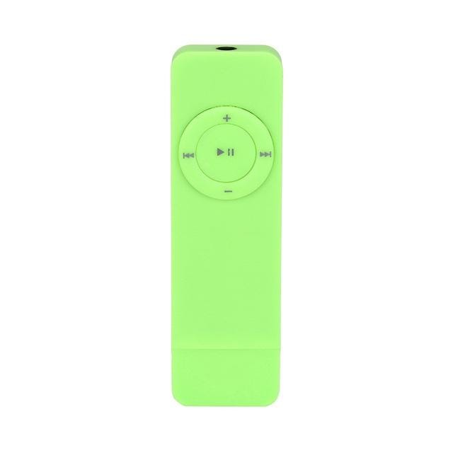 Fashionable Portable Long Sport Lossless Sound Music Media MP3 Player, Support Micro TF Card, Host Only, Memory Capacity:2GB (Green)
