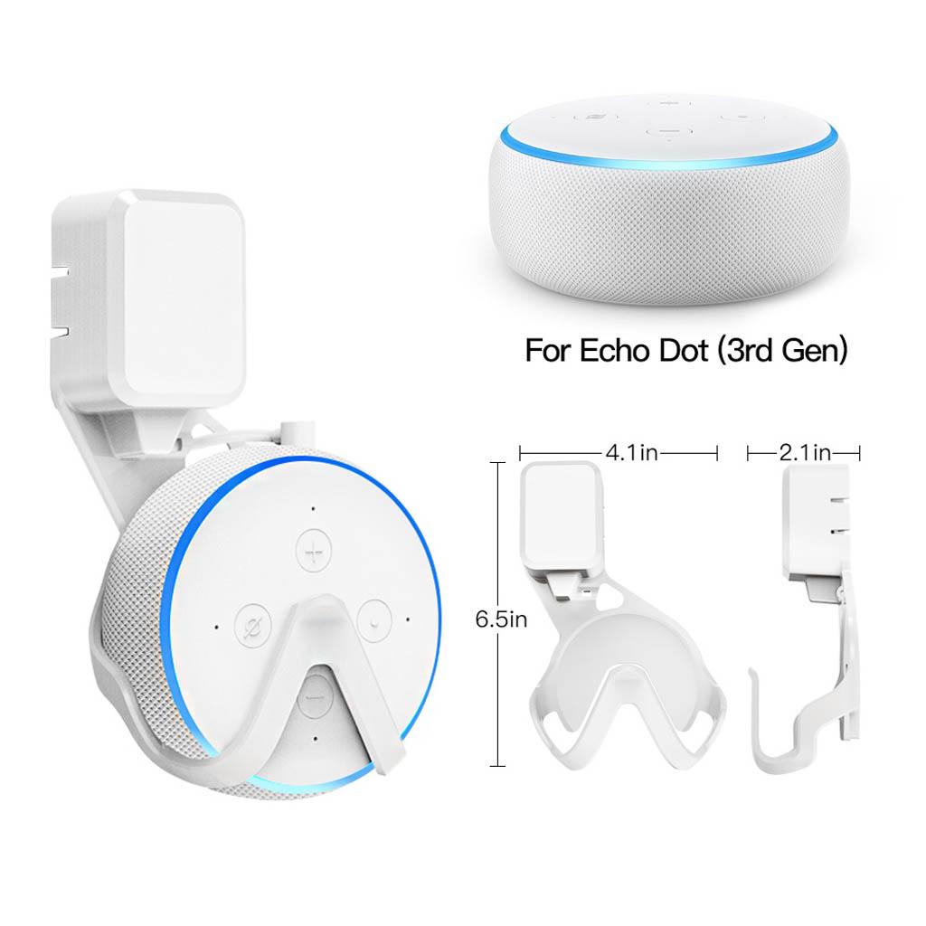 Wall Mount Hanger Bracket for Echo Dot 3 Smart Speakers Amazon Accessories