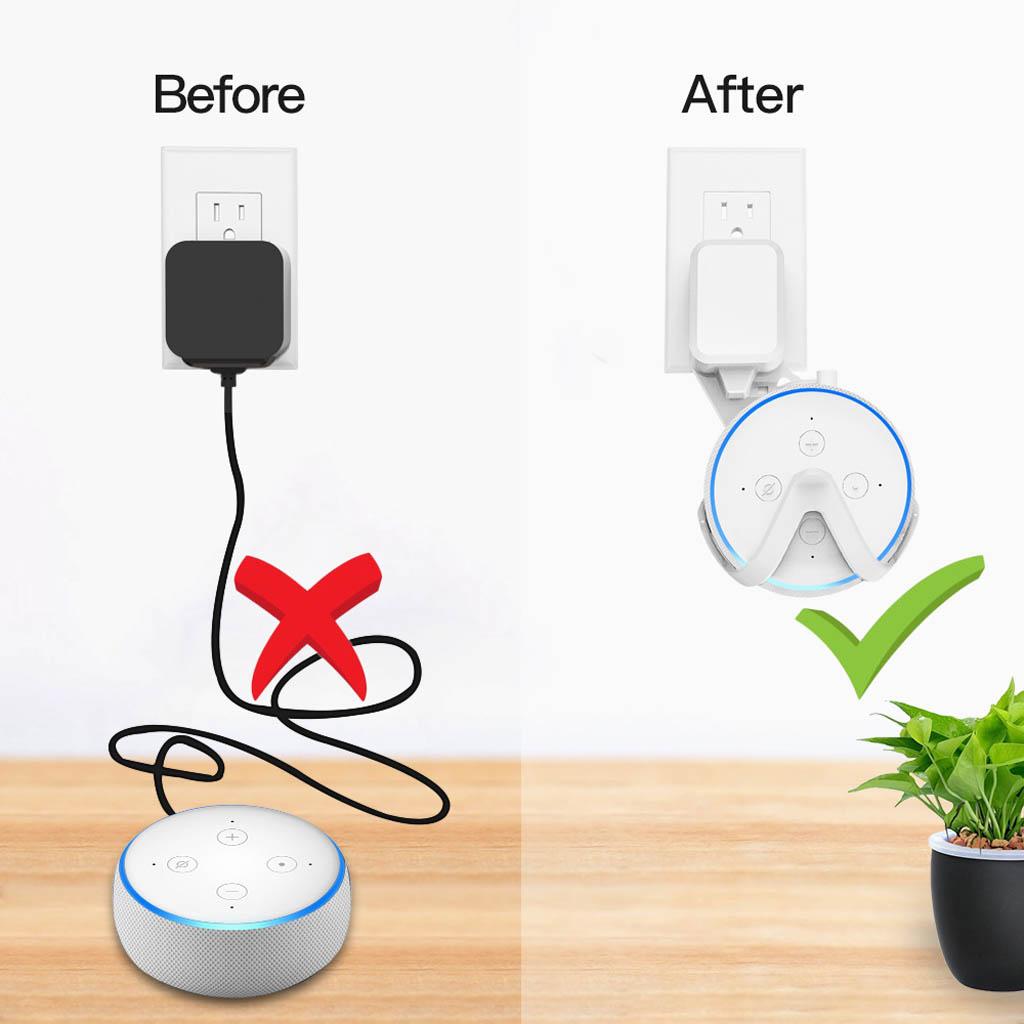 Wall Mount Hanger Bracket for Echo Dot 3 Smart Speakers Amazon Accessories