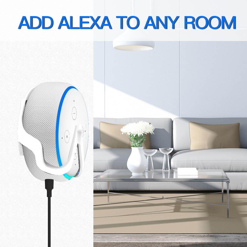 Wall Mount Hanger Holder Stand Bracket for Amazon Echo Dot (3rd Gen) Speaker