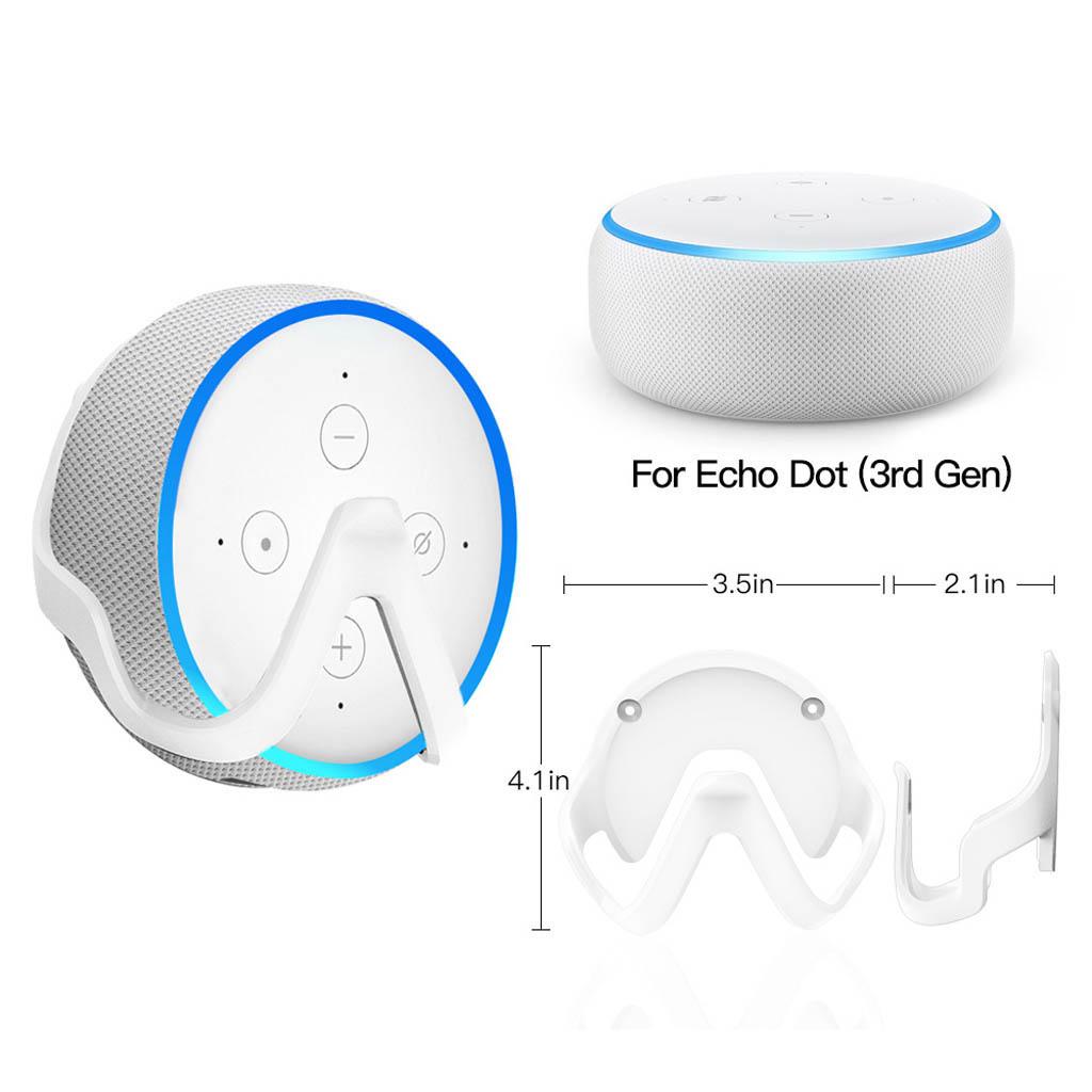 Wall Mount Hanger Holder Stand Bracket for Amazon Echo Dot (3rd Gen) Speaker