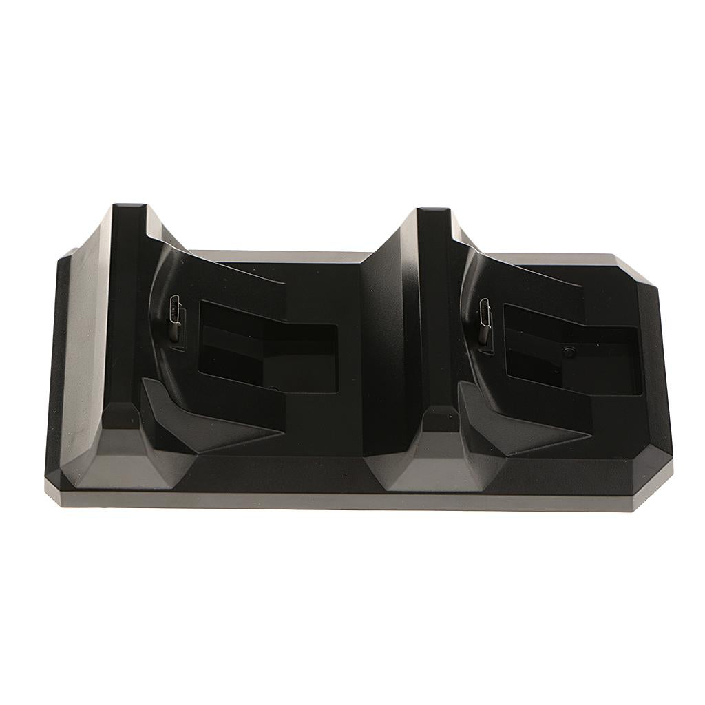 Controller Charger Charging Docking Station Stand Dual USB Fast Charging Cradle for Sony Playstation 4 PS4 Controller Black