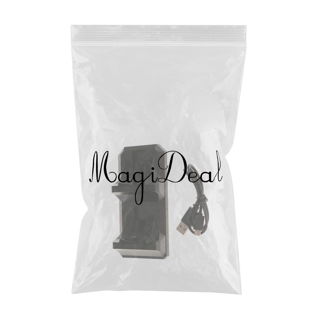 Controller Charger Charging Docking Station Stand Dual USB Fast Charging Cradle for Sony Playstation 4 PS4 Controller Black