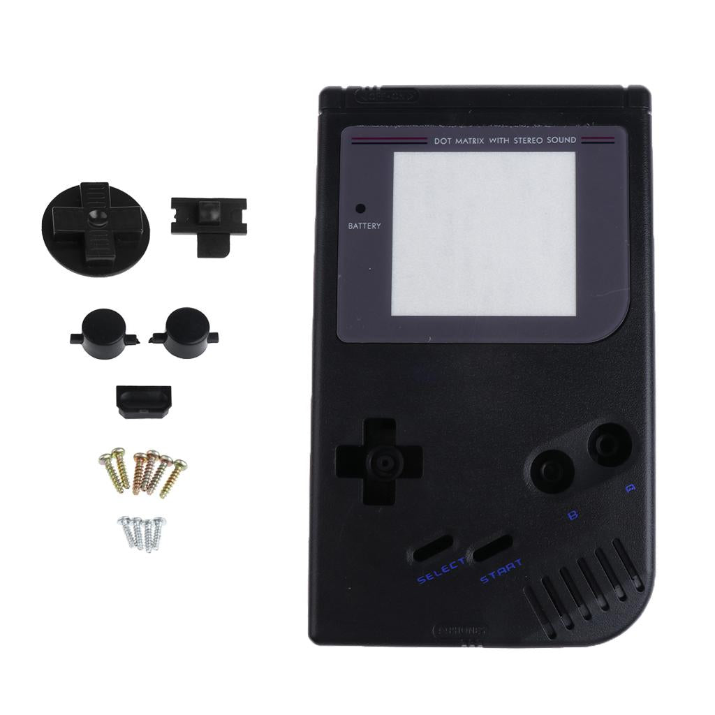 One Set Protective Console Shell for Nintendo Game Boy Classic Black