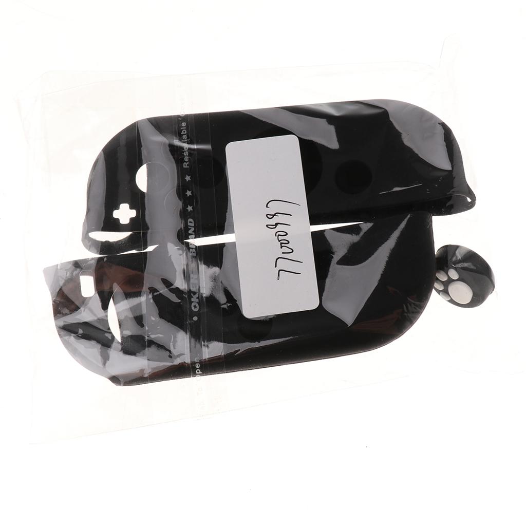 Soft Case + Thumbstick Cap for Nintendo Switch Joy-con Black