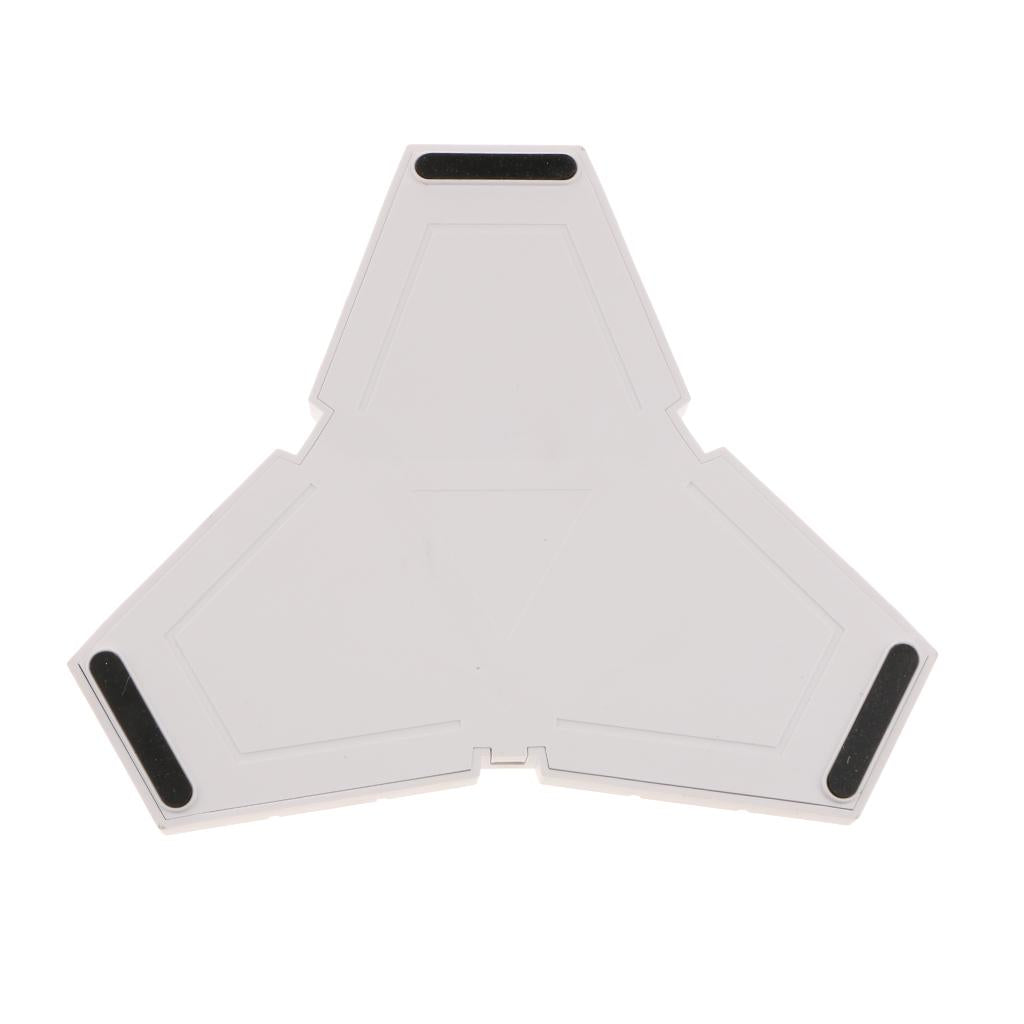 Triangle Charger Dock Triple Charging Stand for Sony PS4 Controller White
