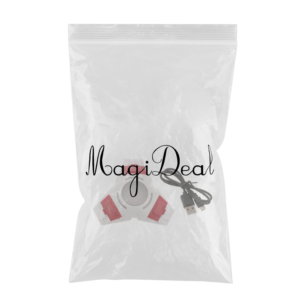 Triangle Charger Dock Triple Charging Stand for Sony PS4 Controller White