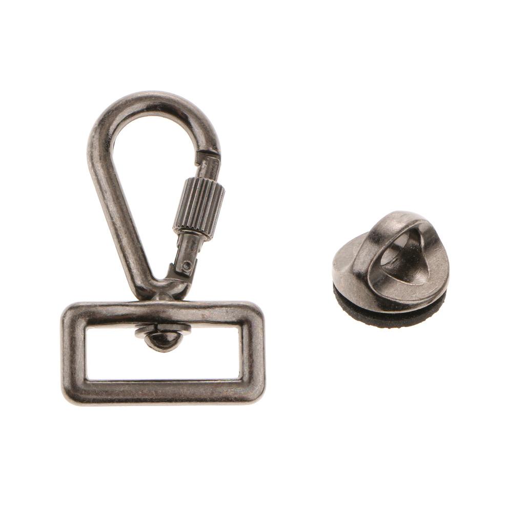 Quick Release Snap Hook Ring & 1/4 Screw Lock Camera Sling Strap"
