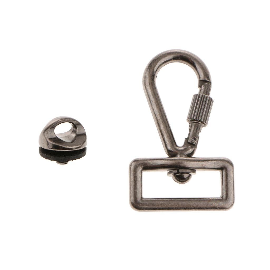 Quick Release Snap Hook Ring & 1/4 Screw Lock Camera Sling Strap"