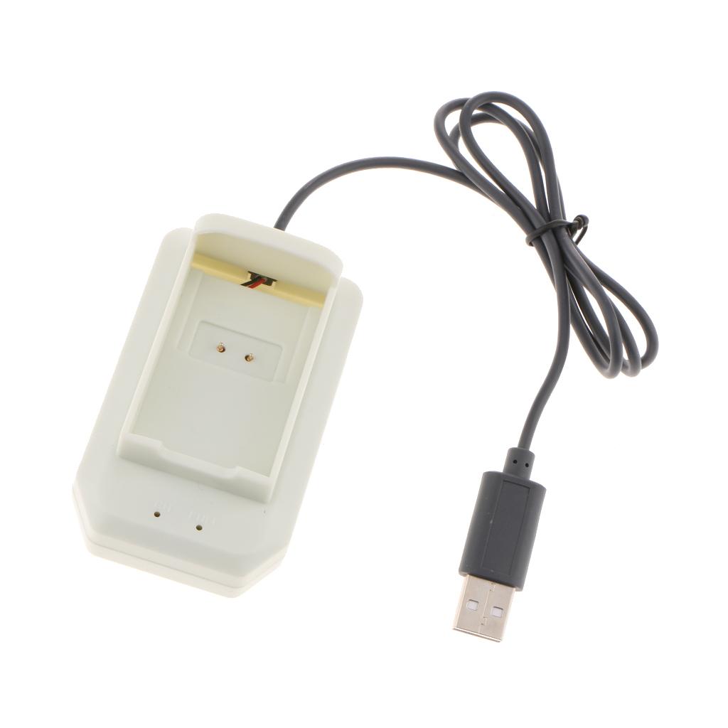 For-Xbox-360-Rechargeable-Battery-Charger-Charging-Station-Dock-Stand-White