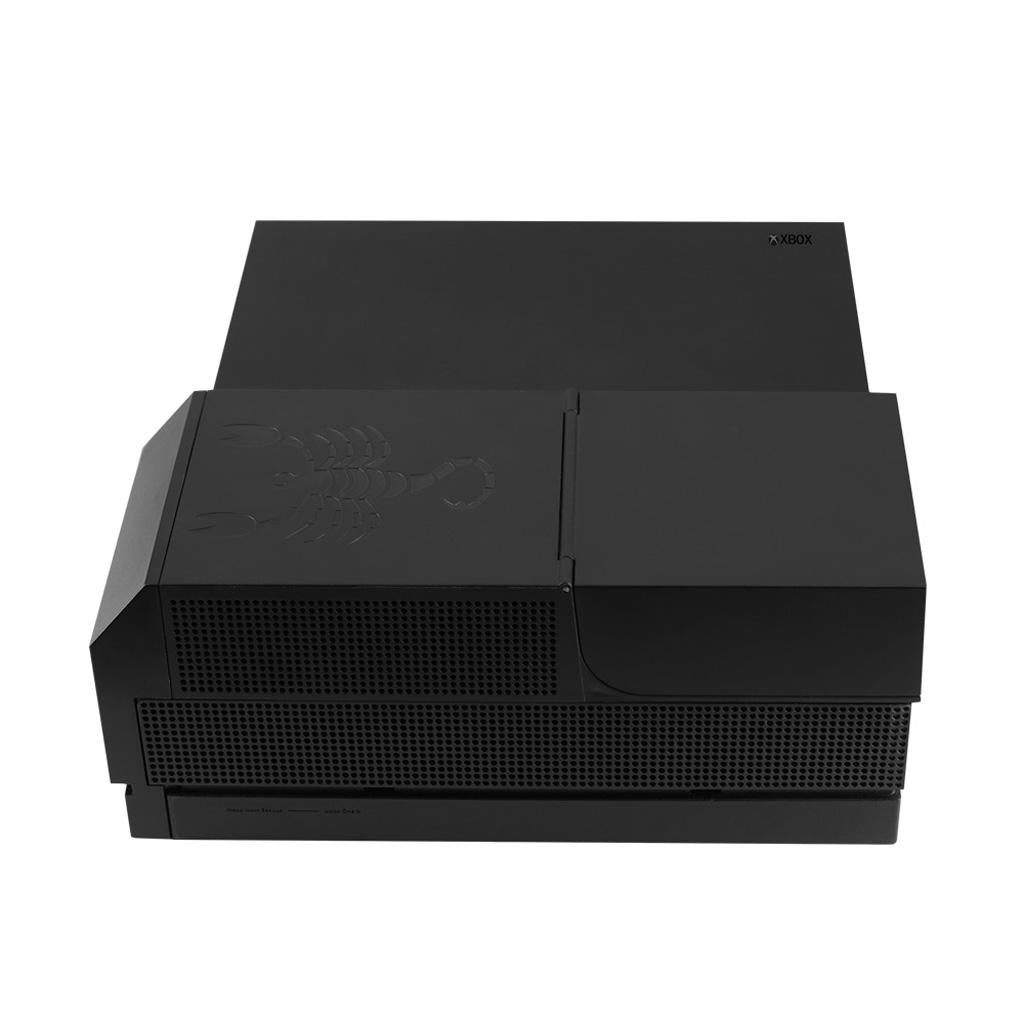 External Hard Drive Enclosure Case for Xbox One X 2.5inch 3.5inch Disk Dock 6TB Carved Scorpio Image Decoration